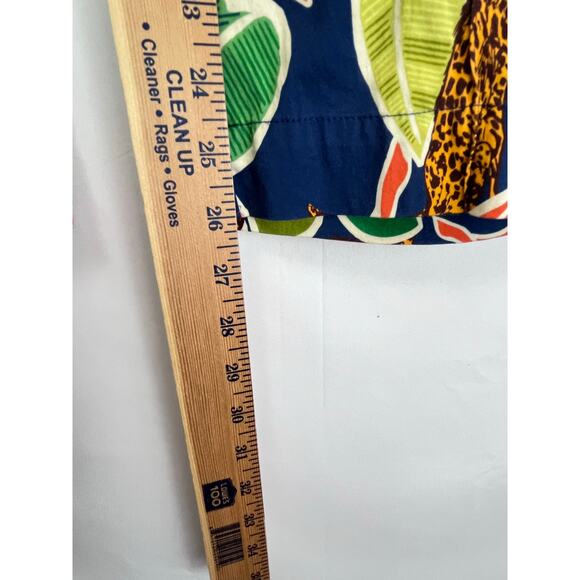 Fate Women's Med Multicolor Island Print Lightweight Straight Leg Pant FP60025 - Picture 5 of 10